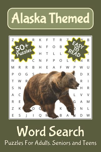 Alaska Word Search Puzzle Book front