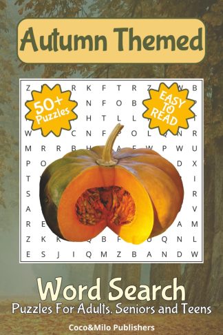 Autumn Word Search Puzzle Book front