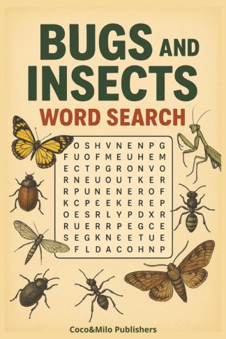 Bugs and Insects Word Search Puzzle Book front