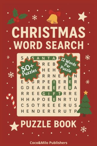 Christmas Word Search Puzzle Book front