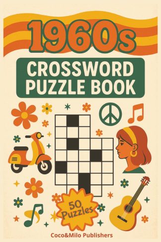 1960's Crossword Puzzle Book front