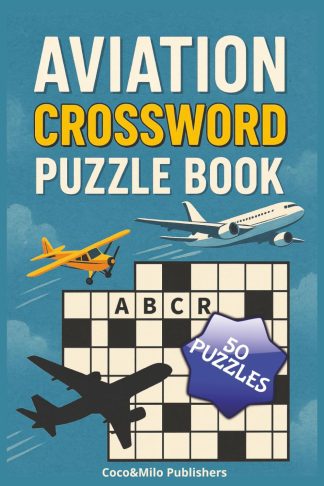 Aviation Crossword Puzzle Book front