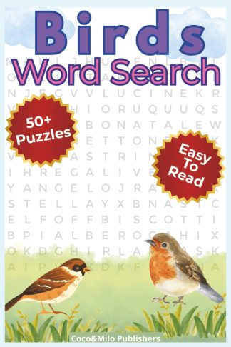 Bird Word Search Puzzle Book front