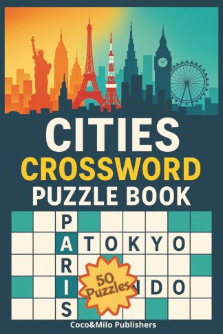Cities Crossword puzzle book front