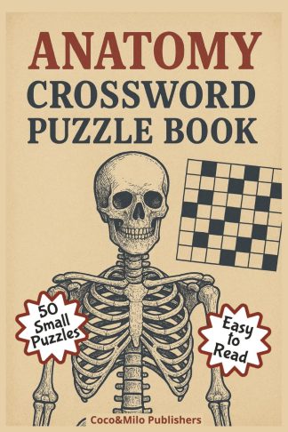 Anatomy Crossword Puzzle Book front