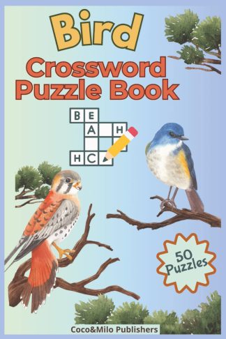 Bird Crossword Puzzle Book front